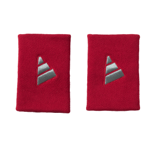 Sweatbands WRISTBAND L RED/GREY 2