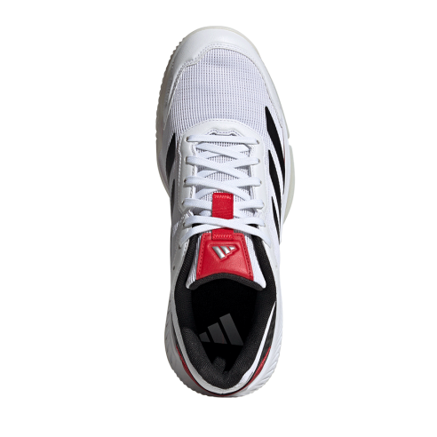 Footwear & Apparel adidas Courtquick M Padel Shoes white/red