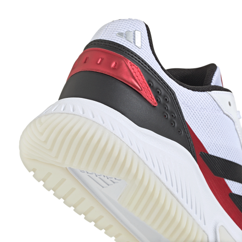 Footwear & Apparel adidas Courtquick M Padel Shoes white/red