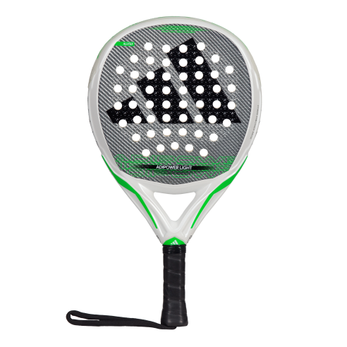 adidas padel rackets adidas adipower light 3.3 + racquet bag control green 3.4