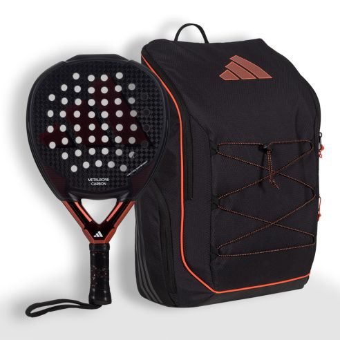 adidas padel rackets adidas Metalbone Carbon 3.3 Racket + Backpack Protour Black 3.3