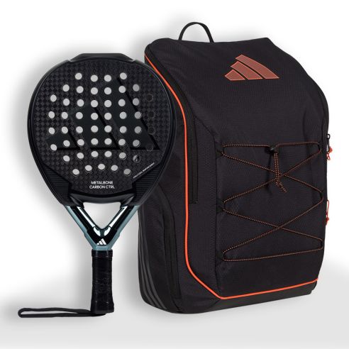adidas padel rackets adidas metalbone carbon ctrl 3.3 + Backpack Protour Black 3.3