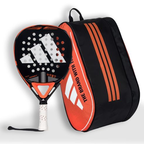 adidas padel rackets adidas cross it team 3.4 + racquet bag control orange 3.4